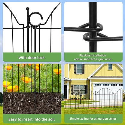 Decorative Metal Garden Fence - Image 3