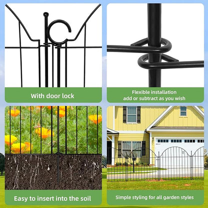 Decorative Metal Garden Fence - Image 5