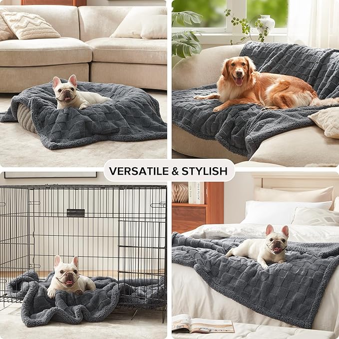 GASUR Waterproof Dog Blankets for Large Medium Dogs, Dog Blanket for Couch Bed - Image 5