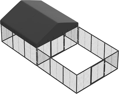 Outdoor Dog Kennel with Dog Fence - Image 4