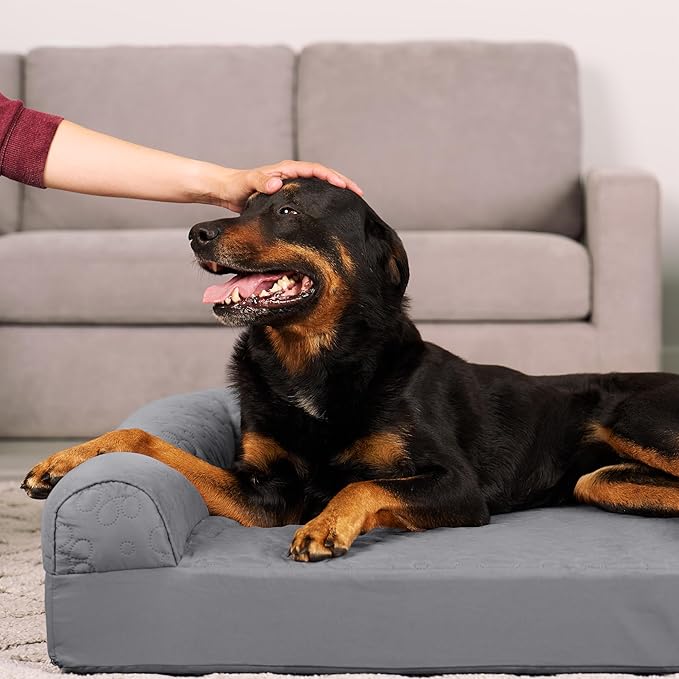 Furhaven Orthopedic Dog Bed for Large Dogs w/ Removable Bolsters & Washable - Image 3
