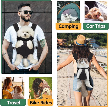 Pet Carrier Backpack, Hands-Free Adjustable Dog Front Carrier Legs Out & - Image 5