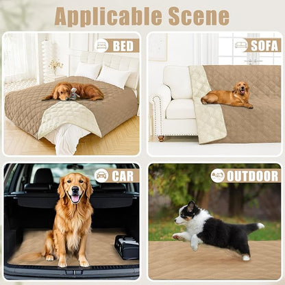 Smiry Waterproof Dog Bed Cover Blanket 30x53, Soft Reversible Pet Blanket - Image 5