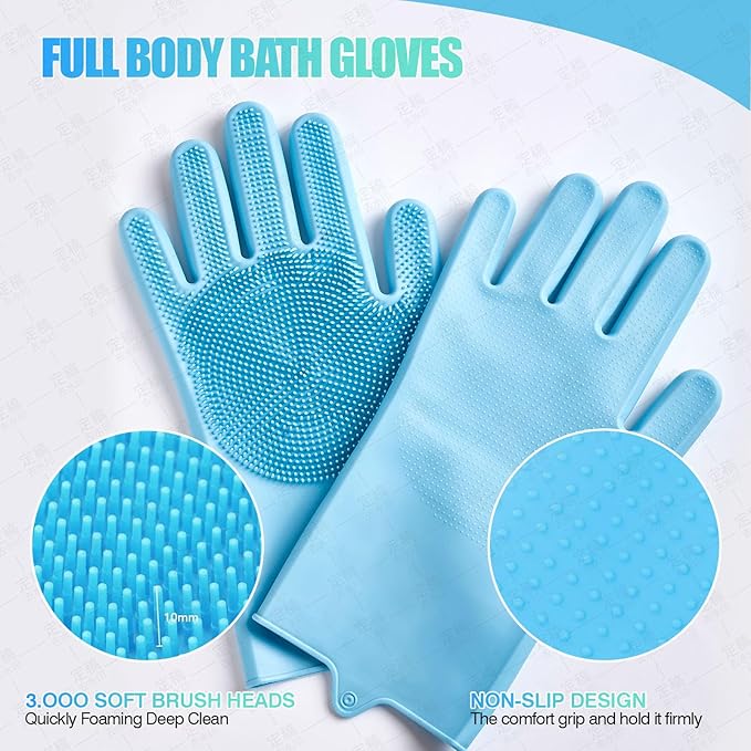 4-Piece Rubber Pet Grooming Kit - Image 7