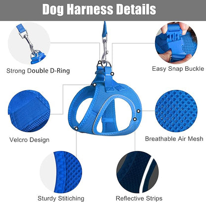 PetiFine Cat Harness and Leash Set, Escape Proof Kitten Harness Reflective - Image 3