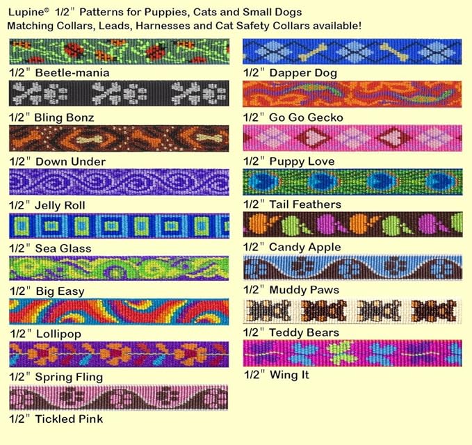 LupinePet Originals 1/2" Dapper Dog Cat Safety Collar - Image 3