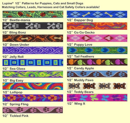 LupinePet Originals 1/2" Go Go Gecko Cat Safety Collar - Image 2