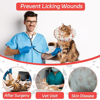 Soft Cat Recovery Cone, Adjustable E Collar - Image 6