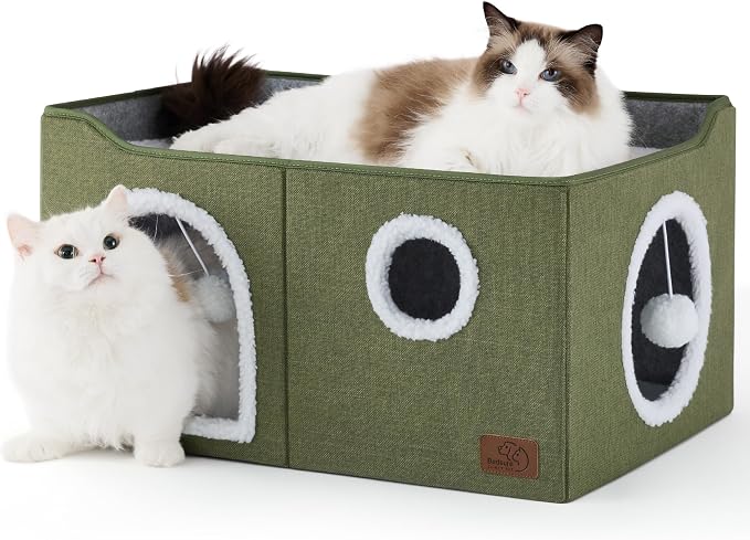 Bedsure Large Cat Beds for Indoor Cats by BEDSURE