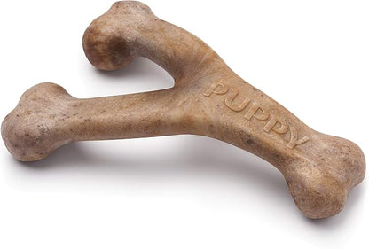Benebone Puppy Wishbone Durable Dog Chew Toy by Benebone