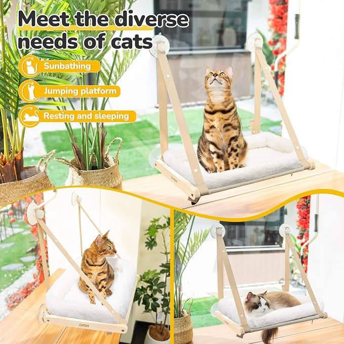 CATISM Cushion Cat Window Perch - Image 4
