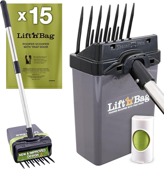 Neater Pet Brands Lift N’ Bag 2.0 Dog Pooper Scooper by NeaterPetBrands