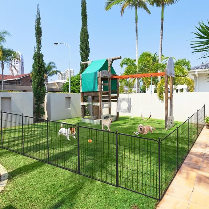 Dog Playpen 40 inch 36 Panels Indoor Outdoor Dog Pen - Image 9
