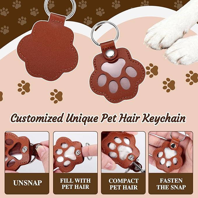 Personalized Dog Hair Keychain - Image 7