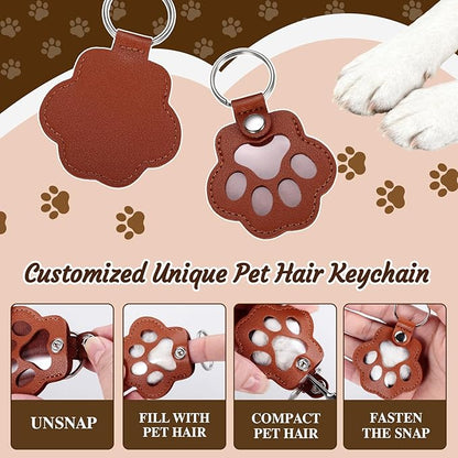Personalized Dog Hair Keychain - Image 7
