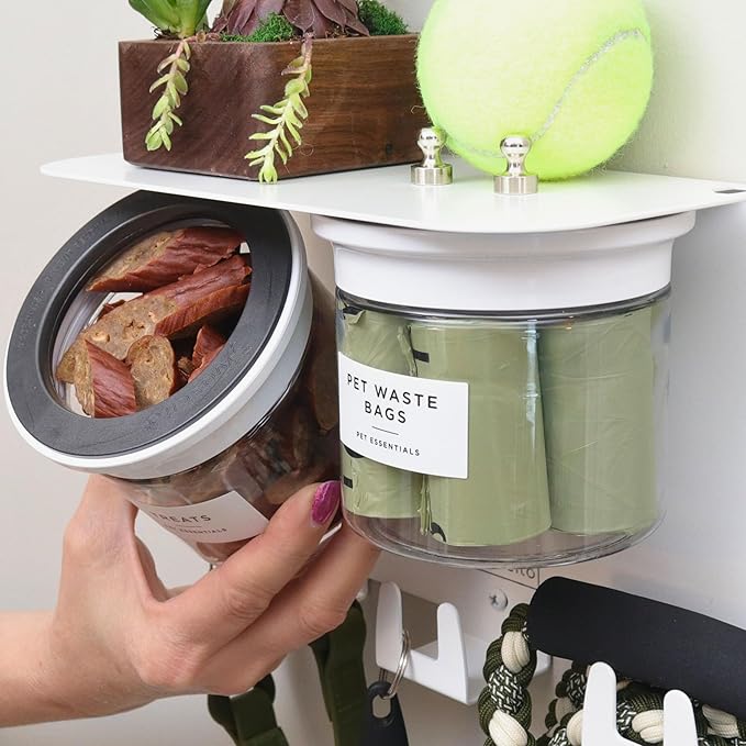 Dog Treat Holder For Wall Storage For Pets, Premium Pet Wall Organizer - Image 9