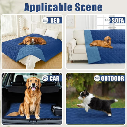 Smiry Waterproof Dog Bed Cover Blanket 30x53, Soft Reversible Pet Blanket - Image 5