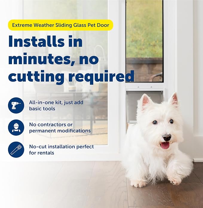 PetSafe Extreme Weather Sliding Glass Pet Door - Image 2
