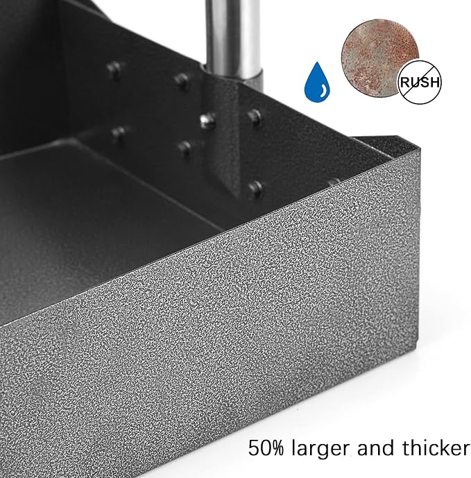 Pooper Scooper, Metal Aluminum Tray and Spade Poop Scoop Set - Image 5