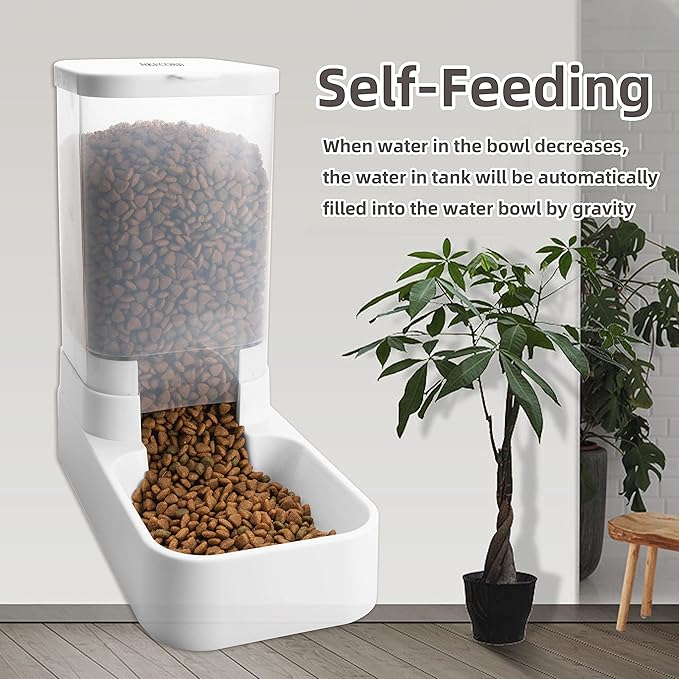 Gravity Pet Feeder and Water Dispenser Set, Automatic Dog Feeder and Dog Water - Image 5