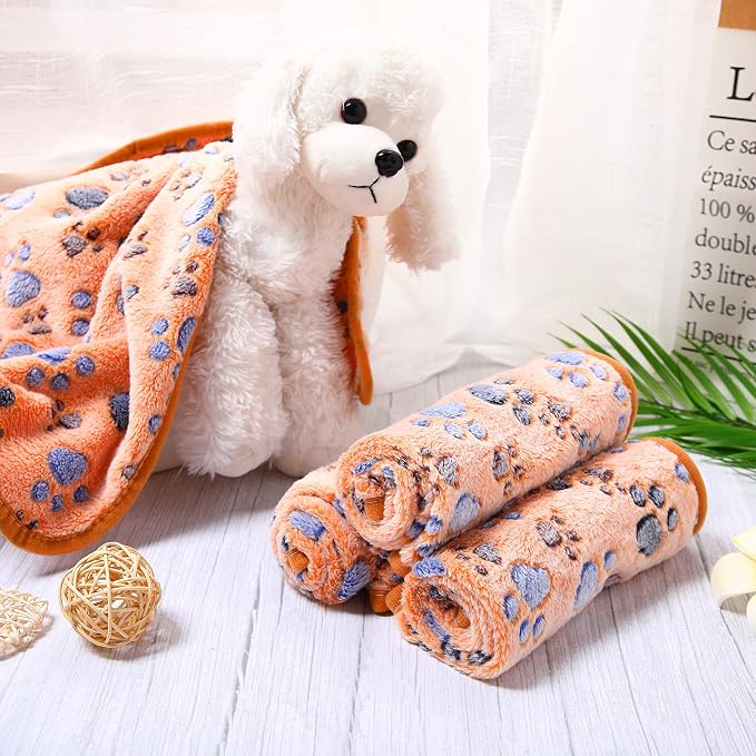 Tatuo 4 Pcs Dog Blanket for Pet Cat Blankets Indoor Puppy Teething Stuff Toys - Image 8