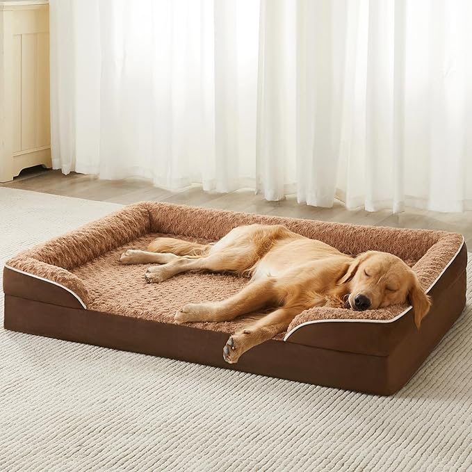 WNPETHOME Dog Beds for Large Sized Dogs, Washable Orthopedic Dog Couch Sofa Bed by WNPETHOMEPETSHOME
