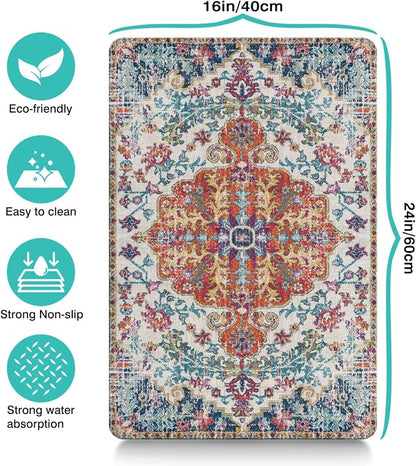 Pet Feeding Mat for Floors Waterproof Dog Mat for Food and Water Absorbent - Image 5