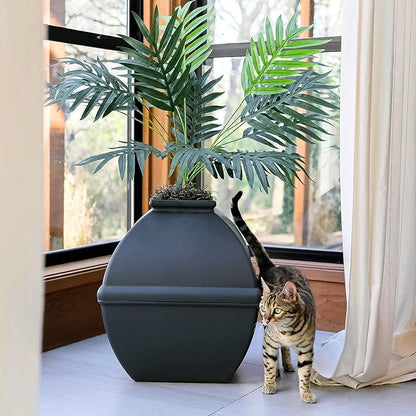 Good Pet Stuff Hidden Litter Box Planter, Decorative Cat Litter Enclosure - Image 14
