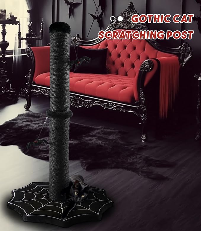 Gothic Cat Scratching Post - Image 2