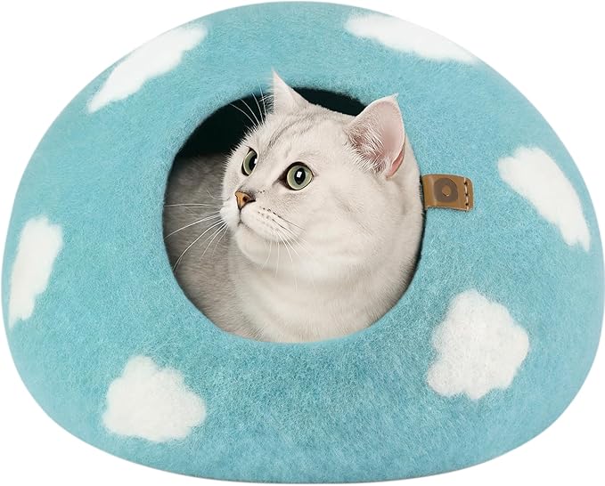 MEOWFIA Cat Cave – Premium Felt Cat Bed by MEOWFIA