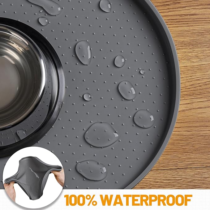 Hubulk 100% Waterproof Silicone Pet Feeding Mat - Image 4