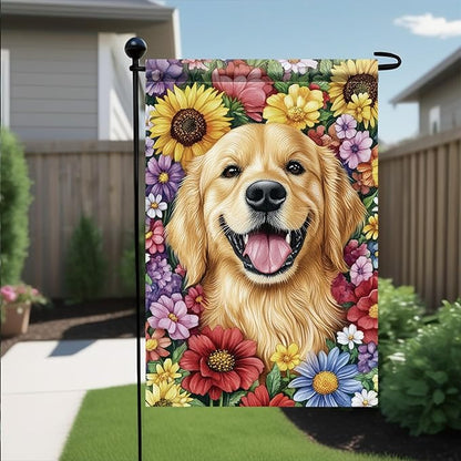 Golden Retriever Garden Flag 12x18 Inch Dog - Image 3