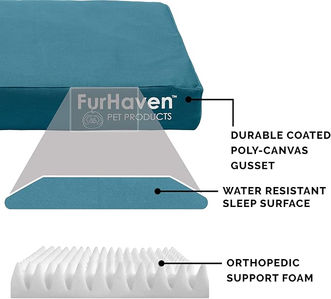 Furhaven Indoor/Outdoor Logo Oxford Polycanvas Mattress - Image 4