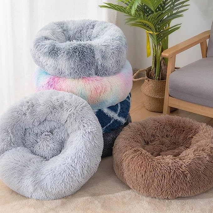 Nisrada Dog Bed for Small Medium Large Dogs, 30 inch Calming Dogs Bed, - Image 4