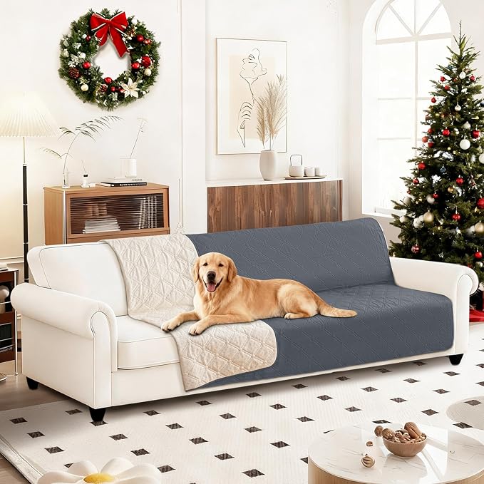 Waterproof Dog Bed Cover, Non-Slip Dog Blanket by CYCMACOHOME