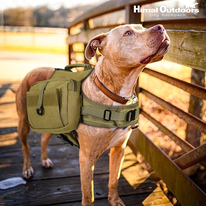 Himal Outdoors Dog Backpack & Saddle Bag, Tactical Hiking Backpack - Image 7