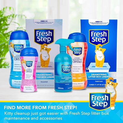 Fresh Step Drawstring Cat Litter Box Liners, Scented Heavy Duty Kitty Litter - Image 6