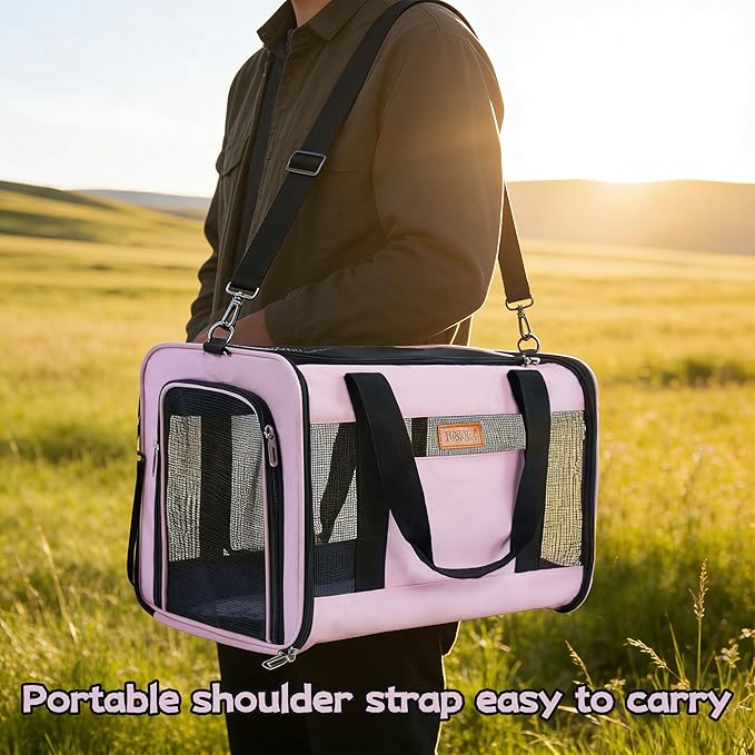 YUNIQUE Soft-Sided Cat & Dog Carrier - Image 7