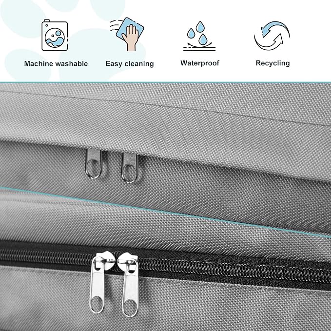 Explore Land Waterproof Dog Bed Cover Canvas Washable Dog Crate Pad Replacement - Image 5