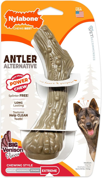 Nylabone Power Chew Antler Alternative Nylon Chew Toy - Image 8