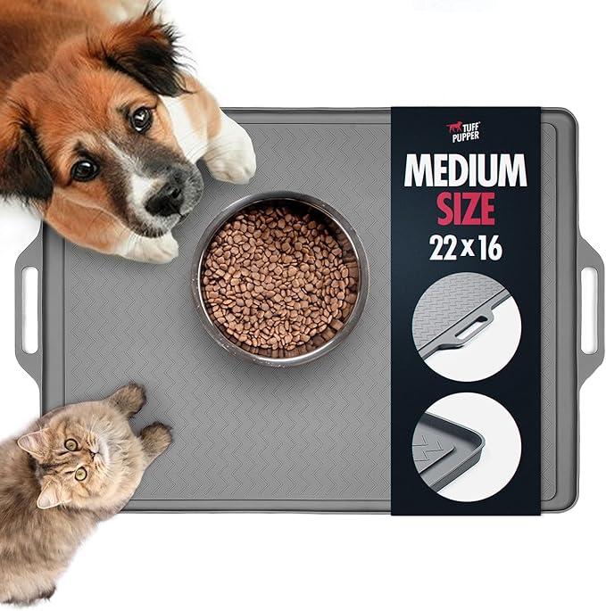 Tuff Pupper 22x16 Medium Dog Feeding Mat by TuffPupper
