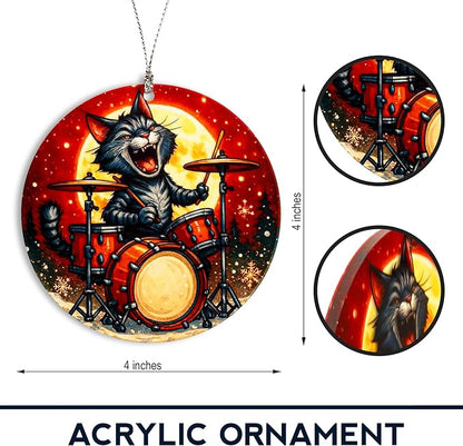 Cat Ornaments for Christmas Tree, Christmas Ornaments 2025, Funny Cat Ornament - Image 5