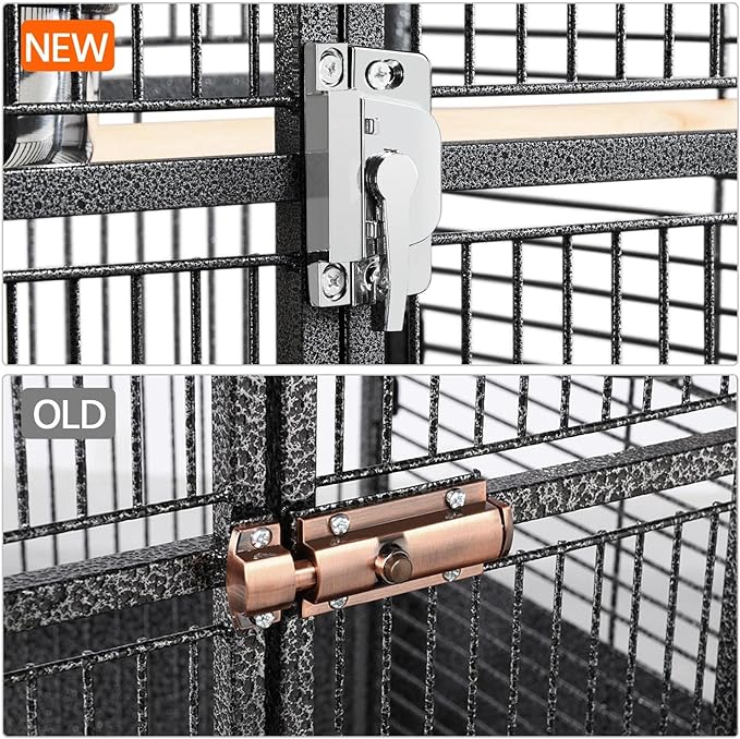 Yaheetech 61-inch Playtop Wrought Iron Large Parrot Bird Cages - Image 6