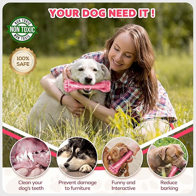 Dog Toys for Aggressive Chewers, Indestructible Dog Bones for Aggressive Chewers - Image 5