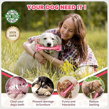 Dog Toys for Aggressive Chewers, Indestructible Dog Bones for Aggressive Chewers - Image 5