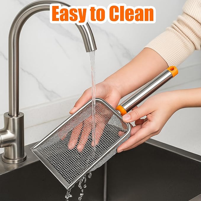 Cat Litter Scoop Stainless Steel Mesh Scooper - Image 8