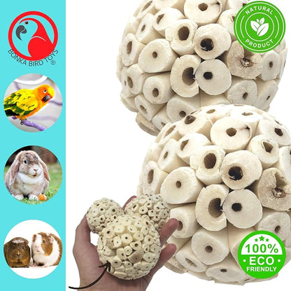 Bonka Bird Toys 2363 Pk2 Large Sola Atta Ball Bird Toys - Image 3