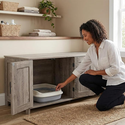 Homhedy Cat Litter Box Enclosure - Image 3