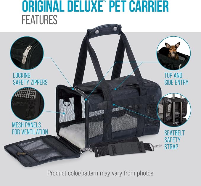 Sherpa Original Deluxe Travel Pet Carrier, Airline Approved - Image 5