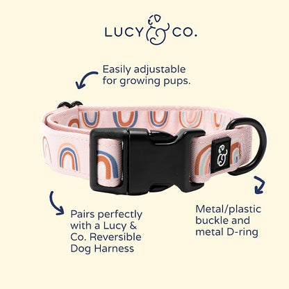Lucy & Co. in The Clouds Adjustable Dog Collar- Cute Designer Pet Collar - Image 2